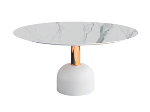 ILLO DINING - Round natural stone table - Table by Miniforms
