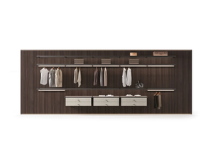 PALO ALTO WALL - Wooden boiserie with integrated lighting - wardrobe by MisuraEmme