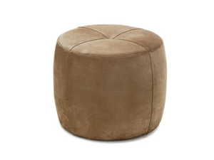 STONE - Round leather pouf - Pouf by MisuraEmme