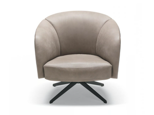 VIOLETTA - Swivel leather armchair - Armchair by MisuraEmme