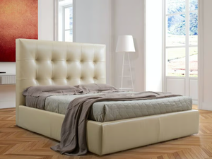 GIUNONE - Double bed with tufted headboard - Bed frame by MitoHome