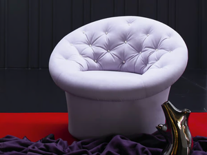 LIBRA - Tufted velvet easy chair - Armchair by MitoHome