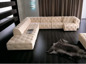 ORIONE - Corner tufted sofa with chaise longue - Sofa by MitoHome
