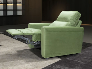 VERA - Recliner fabric armchair with headrest - Armchair by MitoHome