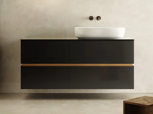 DRESSCODE - Single vanity unit with drawers - Washbasin cabinet by Moab