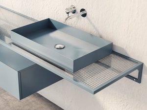 FRAMED GLASS - Glass washbasin countertop - Washbasin by Moab
