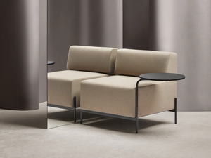 CONEK - Sectional modular armchair with integrated magazine rack - Armchair by Mobboli