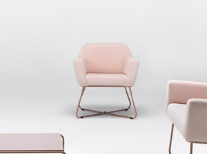 JAPAN 15.001-P - Fabric easy chair with armrests - Armchair by Mobboli