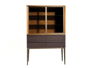 CHARM - Wood and glass highboard - Cabinet by Mobi