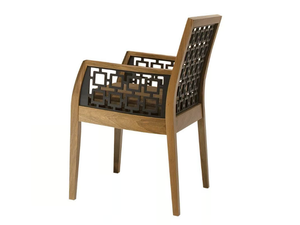 HAREM - Wooden chair with armrests - Chair by Mobi