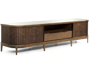 MANHATTAN - Low wooden TV cabinet - Cabinet by Mobi