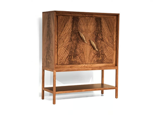 TROPICANA - Wooden highboard with doors - Door by Mobi