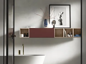 IN&OUT 8 - Suspended HPL bathroom cabinet - Washbasin cabinet by Mobilcrab