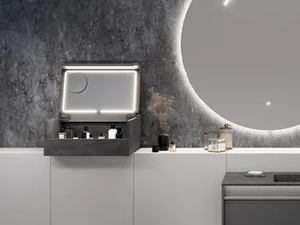 VANITY COMPOSITION 6 - Suspended bathroom cabinet - Washbasin cabinet by Mobilcrab