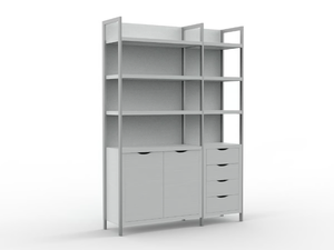 URBAN LM 03 - Wardrobe with drawers for hotel rooms - wardrobe by Mobilspazio