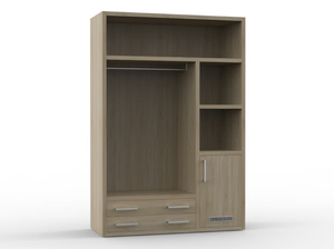 ZEUS AR 100 - Wardrobe with drawers for hotel rooms - wardrobe by Mobilspazio