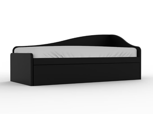 ZEUS DV 06 - Trundle Eco-leather hotel bed - Bed frame by Mobilspazio