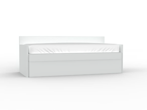 ZEUS DV 14 - Trundle Eco-leather hotel bed - Bed frame by Mobilspazio