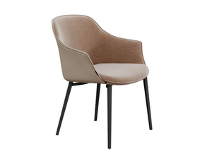 KEDUA - Upholstered fabric chair with armrests - Chair by Mobliberica