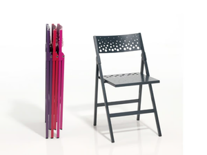 MOON - Folding metal chair - Chair by Mobliberica