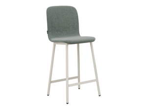 PEPPER - High upholstered stool with footrest - Stool by Mobliberica
