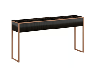 TERRA - Rectangular ceramic console table - Console by Mobliberica