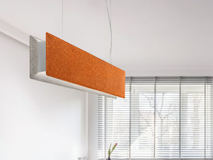 RIGHELLO - Acoustic LED fabric pendant lamp - Ceiling lamp by Modo Luce