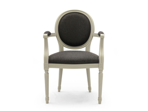 P 200 AMANDINE - Medallion fabric chair with armrests - Chair by Modonutti