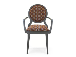 P 219/I CARRY - Stackable beech chair with armrests - Chair by Modonutti
