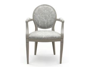 P ASHA - Upholstered beech chair with armrests - Chair by Modonutti