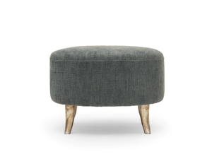 POUF ZAIRE - Oval upholstered fabric pouf - Pouf by Modonutti