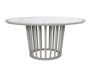 T TANGERI - Round ceramic dining table - Table by Modonutti