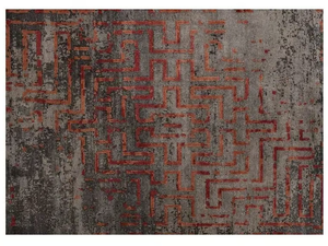 LOFT L157A - Patterned handmade Bamboo silk rug - Rug by Mohebban