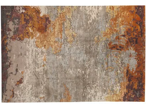 LOFT L170A - Patterned rectangular handmade Bamboo silk rug - Rug by Mohebban