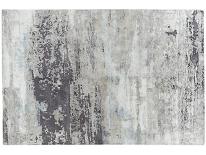 LOFT L302A - Patterned rectangular handmade Bamboo silk rug - Rug by Mohebban
