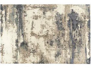LOFT L311B - Patterned rectangular handmade Bamboo silk rug - Rug by Mohebban