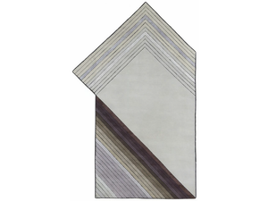 PAPIROFLEXIA - PPF5 - Hand-knotted rug in wool and viscose - Rug by Mohebban