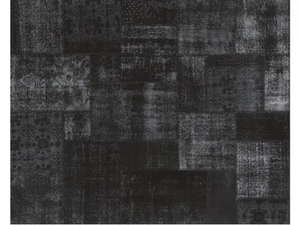 PATCHWORK BLACK - Patchwork custom rug - Rug by Mohebban