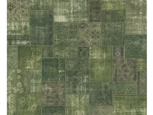 PATCHWORK GREEN - Patchwork handmade rug - Rug by Mohebban