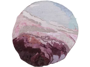 TACTILE ROSE - Hand-knotted rug in wool, bamboo silk, viscose and jute - Rug by Mohebban