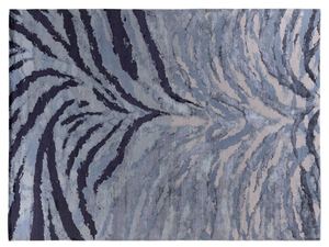 TIRA - Patterned rectangular handmade Bamboo silk rug - Rug by Mohebban