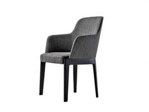 CHELSEA - Upholstered chair with armrests _ Molteni & C. - Chair by Molteni