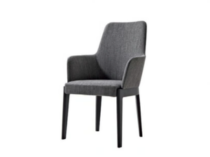 CHELSEA - Upholstered chair with armrests _ Molteni & C. - Chair by Molteni