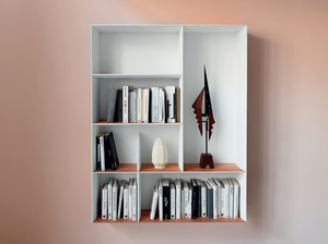 D.357.2 - Floating multi-layer wood bookcase _ Molteni & C. - Cabinet by Molteni