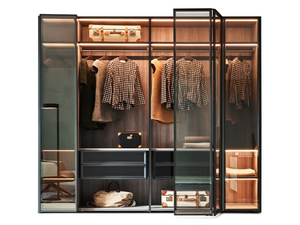 GLISS MASTER SISTEMA 7 - Sectional walk-in wardrobe _ Molteni & C. - wardrobe by Molteni