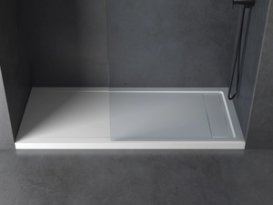 METRO - Rectangular Solid Surface shower tray - Shower tray by MOMA Design