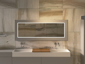 MIRR WOOD - Framed wall-mounted bathroom mirror - Accessories by MOMA Design