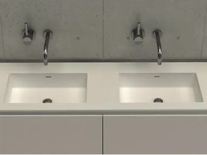 MODUL DESK 60 - Inset double rectangular washbasin - Washbasin by MOMA Design