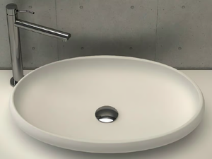 RUBY - Countertop oval Solid Surface washbasin - Washbasin by MOMA Design