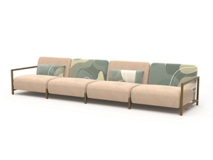 BUTLER BUT13/14/15 - Sectional 4 seater fabric sofa - Sofa by MOMENTI